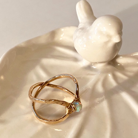 SUNDANCE 14k✨Gold & Opal Ring - Picture 7 of 7